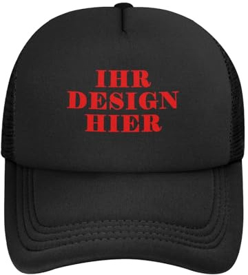 Tingwei personalisiert Cap personalisierte Basecap personalisierte Baseballkappe personalisiertes Cap mit Foto/Logo/Text Cap selbst gestalten,personalisiert Klassische Trucker-Kappe für Männer Frauen