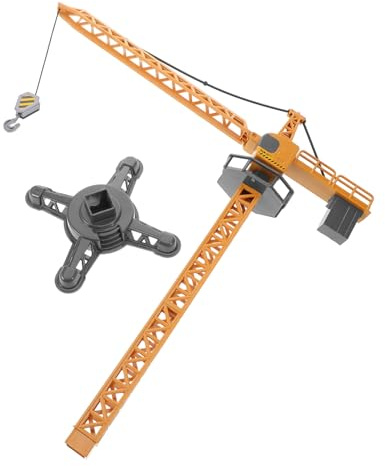 OFFIGAM Kran-spielzeug Für Junge Mädchen Handbetriebene Baukran-funktion Miniatur Baumaschine Aus Frühe Lernspielzeuge Für Baustellen-enthusiasten Kreatives Spielen Für Jungen Und