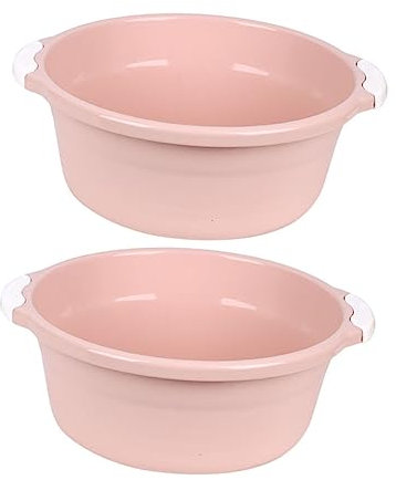 Gatuida 2pièces Seau Plastique Rose Pour Lavabo Grand Format De Seaux Pour Salle De Bain Et Cuisine