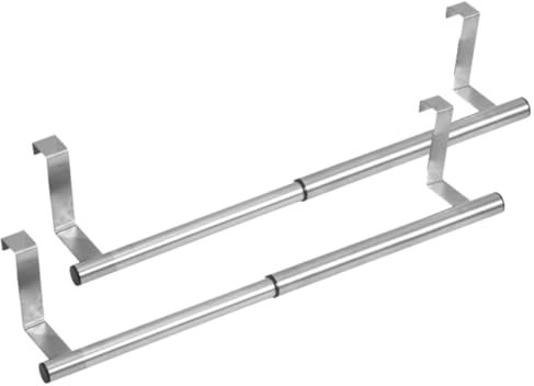 Zerodeko 2pièces Porte-Serviettes Mural Extensible Acier Inoxydable Support De Serviette Moderne pour Salle De Bains Et Cuisine Lot