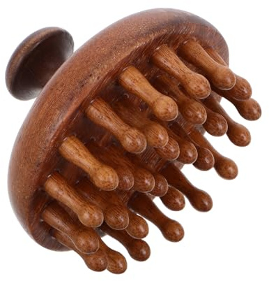 MOLUCKFU Wooden Hair Comb mit Breitzahnigem Kamm und Gua Sha Kamm für Manuelle Kopfhautmassagegeräte zur Haarentwirrung und Verbesserung der Haarstruktur im Home und Travel Einsatz