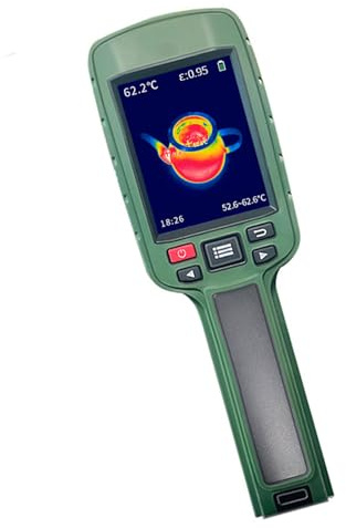 Caméra d'imagerie thermique professionnelle 120 x 160 pixels Sensibilité -20 ℃ ~ 400 ℃ Plages de température intégrés Carte 16 Go Caméra infrarouge
