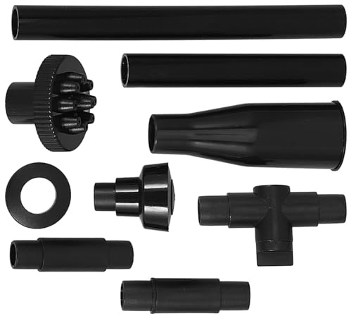 Toyvian Kit 9 Testine di Spruzzo per Fontane a Fungo in Plastica Accessori per Pompe Fontana per Acquari e Stagni Ugelli per Pompa Acqua da Giardino Effetto Decorativo e Ossigenazione