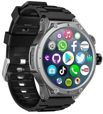 Generico Smartwatch con fotocamera rotante HD 200W da 180° e scheda SIM 4G Android 9.0, regalo eccellente