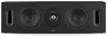 DALI SONIK Cinema – LCR Heimkino-Lautsprecher mit 29-mm Gewebekalotte & Zwei 5¼″ Clarity Cone™ SMC™ Tiefmitteltönern – Horizontal oder vertikal platzierbar - Black Ash