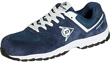 Dunlop DL0201026-41 Zapato, Piel de Ante y Mesh, Marino, 41