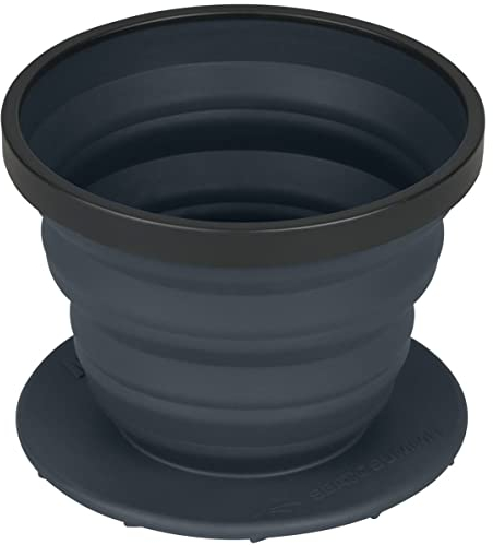 Sea to Summit X-Brew Coffee Dripper Schwarz - Langlebiger Faltbarer Camping Kaffeefilter, Größe One Size - Farbe Charcoa