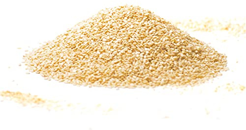 Sesamsaat hell geschält | 500g | Sesamsaat weiß | Sesam Samen | Saat hell | Sesamkörner | Sesam-Körner | helle geschälte Sesam-Saat | reine Gewürze | Gerüche-Küche |