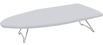 Asse da Stiro Pieghevole da Tavolo Ironfast 114x36 cm con Supporto Universale e Copertura in Acciaio Cromato