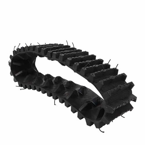 Traktionskettenmatten, Gummiketten, Erhöhte Traktion, Radreifen, Spur, Reifenleiter für ATV, UTV, Go-Kart, Schneefräse mit Hervorragender Traktion, Verstärktem Auftrieb,