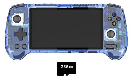 JOENI RG556 Handheld Game Console, 5.48-inch AMOLED Screen Android Retro Video Gaming Player for Adults Kids Boys, 4+128G+256GB TF Card 8000+Games