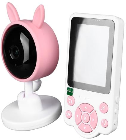 Monitor de bebé con Intercomunicador Bidireccional, Detección de Llanto, Detección de Temperatura y Visión Nocturna por Infrarrojos para el Hogar
