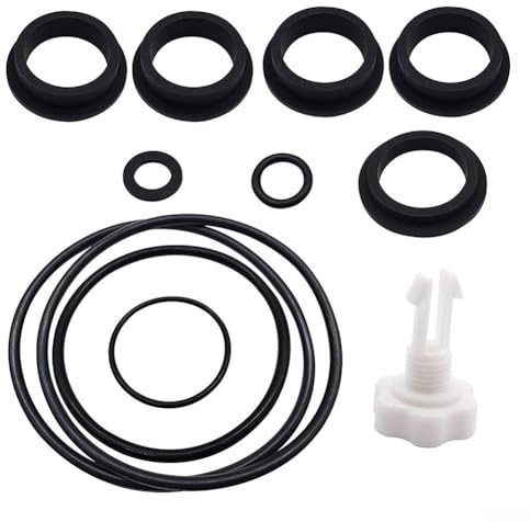 Guarnizioni per pompa filtro piscina per Intex, 25013 O-ring di ricambio con set di valvole di sfiato dell'aria, guarnizione per pompe fuori per terra per Intex
