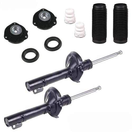 BandelOne enthält 2 Gas Stoßdämpfer 50mm + Domlager Va für Leon Octavia 2 Golf 5 6