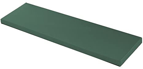 Wasserdichtes Bankkissen für den Außenbereich, benutzerdefinierte Größe, für 2-, 3-, 4-Sitzer, rutschfestes Sitzkissen für Terrassenmöbel, Schaukel, Hängematte, Rattan, Sofa, Stuhl, Grün, 100 x 40 x 5