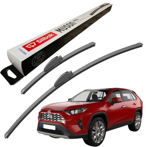Silbak Windscreen Wipers, for TOYOTA RAV4 (2018 ONWARDS) Wiper Blades, 650mm/400mm