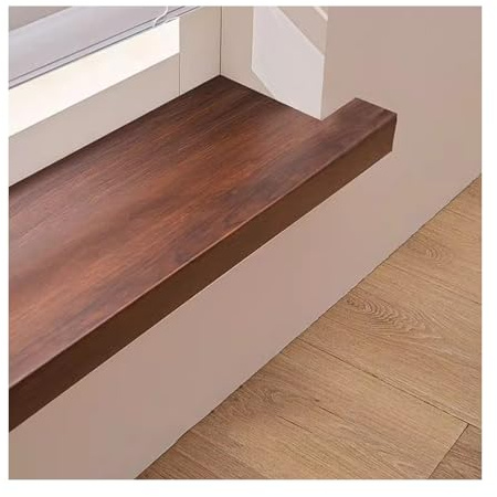 XILYZMO Davanzale Finestra PVC, Venature Legno Rivestimento Davanzale della Finestra Naso, E Balcone Piastra Protezione, Rimodellamento Davanzale Pannello Sostitutivo(180x18cm)