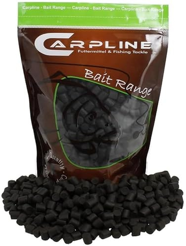 Carpline24 Bloody Halibut Pellets - 5 Kg - 8 mm - Karpfenfutter zum Anfüttern & Angeln von Karpfen, Carp Baits, Futterpellets als Angelköder