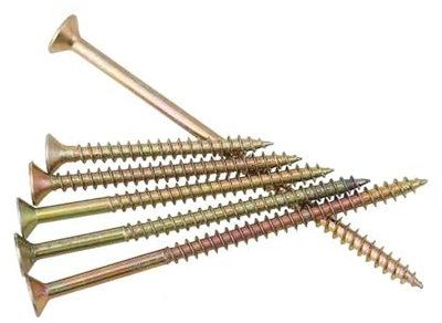 Vis à tête plate fraisée à empreinte cruciforme M5, 50mm-100mm, 10 pièces, vis autotaraudeuse rapide, clou for mur sec, vis à bois, clou en Fiber(M5x60mm)