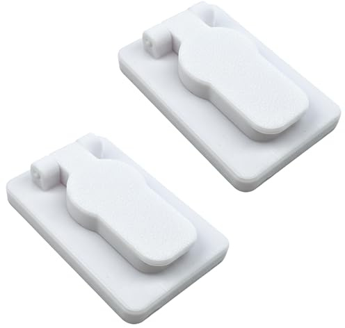 Decoralin 2er-Pack Schlüsselloch-Abdeckung - Kunststoff-Schlüsselloch-Schutz - Zugluftstopper - Staubdicht, Zugluftdicht, Privatsphäre-Schlüsselloch-Abdeckung – Kompatibel mit klassischen