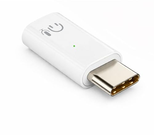 Adaptador USB-C para Auriculares de 8 Pines, DAC Hi-Fi Solo Audio | Solo para auriculares con conector de 8 pines, audio Hi-Fi, llamadas y control, sin carga ni transferencia de datos