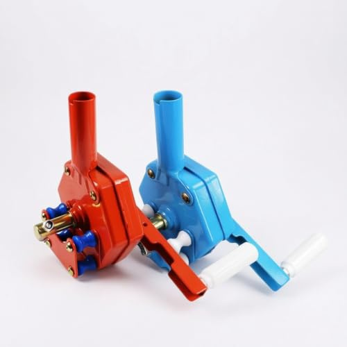 JWQFBC Manual Hand Crank Winch for Greenhouse Film Ventilation, Small Side Mount Film Reeler, Local Gold Side Roll (for Film Within 100 Meters)