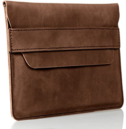 hecho. Leder Hülle für iPad 1-10 mit Stifthalter - Handgefertigt & Fair - „Fernando“ (iPad Tasche Leder, iPad 10 Hülle Leder, Cover, Sleeve)