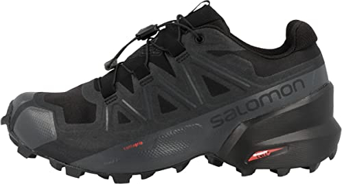 Salomon SPEEDCROSS 5 GTX dam Vandringssko Skor, Svart svart phantom, 41 1/3 EU