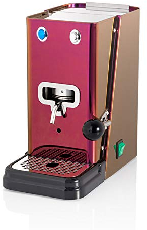 Macchina Cialde Flytek Zip LUX INOX ESE 44mm + 15 CIALDE MOKAOR ESPRESSO ITALIANO SINCE 1954 - SCELTA MODELLO (Rosso Rubino Toscano)
