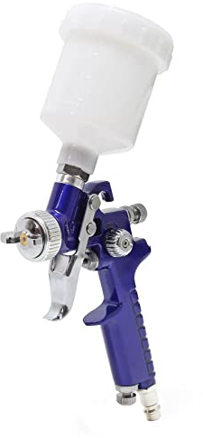 XPOtool Pistolet à Peinture Professionnel HVLP-2000 – avec buse de 0,5 mm et Godet de 100 ML – Aérographie, Tanning, Tatouage, Nail Art, Manucure