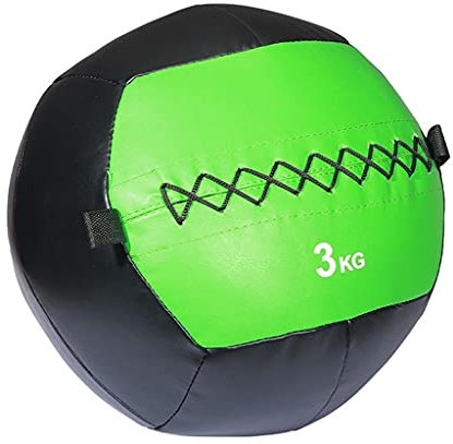 ZXQZ Schwergewichtiger Medizinball, Abs Gym Übung Boxen MMA Training Fitness Crunches 2 kg / 3 kg / 4 kg / 5 kg / 6 kg / 7 kg / 8 kg / 9 kg / 10 kg Gewicht, 1 Stück (Size : 3kg)
