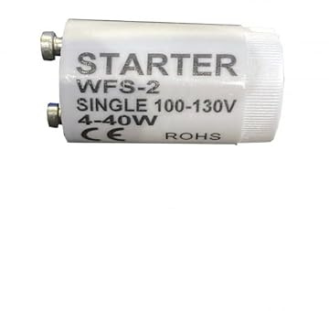 ADH Starter für Leuchtstoffröhren, 4-40 W, WFS-2, 100-130 V, 4 W, Tageslichtweiß, 1 Stück