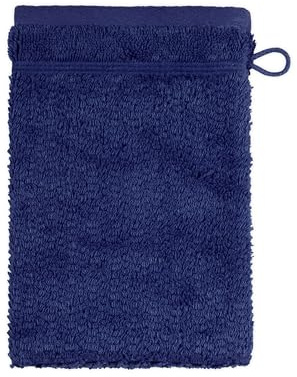 Möve for frottana Pearl Waschhandschuh 15 x 20 cm aus 100% Baumwolle, deep sea