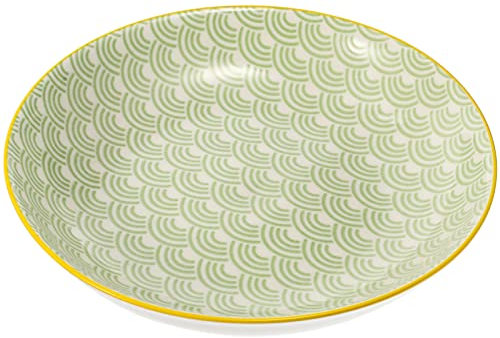 Cabilock Assiette Céramique Ronde Profonde Assiette De Nourriture Pour Cuisine De Service Déjeuner Pour Maison