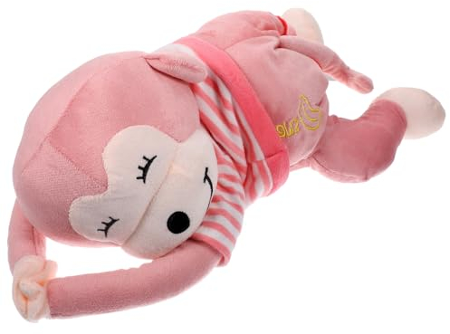 Amosfun Cartoon AFFE Taschentuchbox Für Auto Plüsch Tissue Dispenser Dekorativ Langlebig Aufbewahrungsbox Für Papiertücher Küchenzubehör