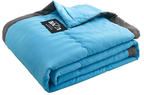 Couette D'Été 140X200cm - Couette Fine Et Légère pour L'Été pour Les Dormeurs Chauds Et Les Sueurs Confortable Double Effet Froid Couverture Douce en Fibre Fraîche