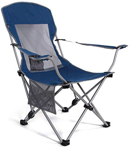 KPERXIS Hohe Rückenlehne 120 kg Klappbarer Outdoorstuhl zum Sitzen und Sitzen Verstellbarer und bestuhlter 2-Sitzer Angelstuhl,Sonnenliege