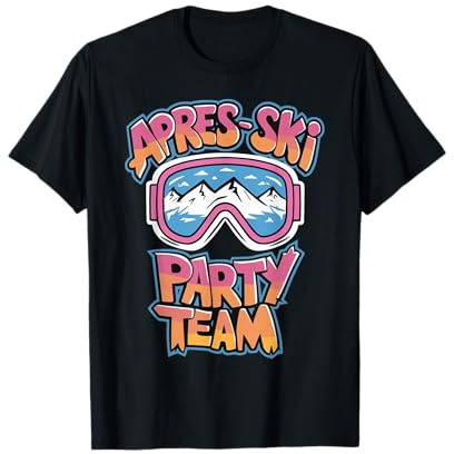 Apres Ski Party Team lustges Hütten Party Urlaubs Outfit T-Shirt