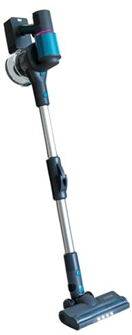 LIVINGTON Sense IQ - Akku Staubsauger kabellos - Handstaubsauger mit Schmutzerkennung & 4-Fach-Filter - Akkusauger mit LED-Bürste & Knickgelenk - leiser Staubsauger ohne Beutel - Akkustaubsauger