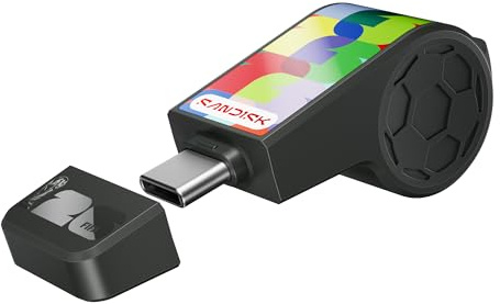 SANDISK USB-C Flash Drive FIFA World Cup 2026 Global Edition 64 GB (bis zu 300 MB/s Übertragungsgeschwindigkeiten, SANDISK App)