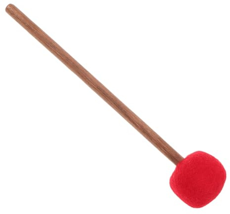 LOLIPPYY Handmade Singing Bowl Mallet Wooden Sound Bowl Paddle with Felt Head for Professional Sound Therapists and Beginners, for Yoga and Spiritual Space Meditation