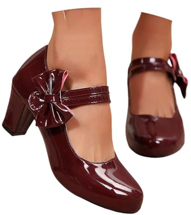 Chaussures de costume 2026, chaussures traditionnelles à talon, chaussures de danse épaisses, chaussures de mariée, ballerines à talons carrés, chaussures élégantes avec boucle à talon
