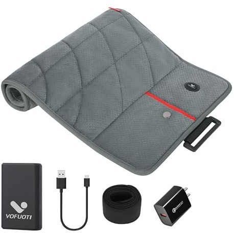 Kabellos Heizdecke mit 10000mAh Akku Bündel USB Ladegerät, 5V3A 18W Quick Charge 3.0 Schnellladegerät