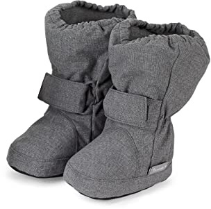 Sterntaler Jungen Baby sko Stiefel, Grau(Anthrazit Melange), 19/20 EU