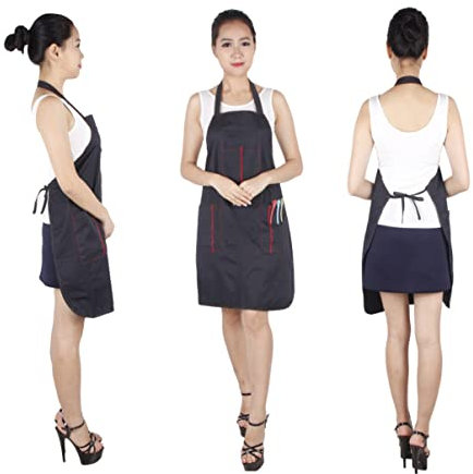 LALAFINA 1stk Antifouling-arbeitskleidung Putzkittel Chef Lätzchen Friseurschürze Grillschürze Kochschürze Koch Lätzchen Wasserdichte Schürze Polyester Kosmetik Kind Technikerkleidung