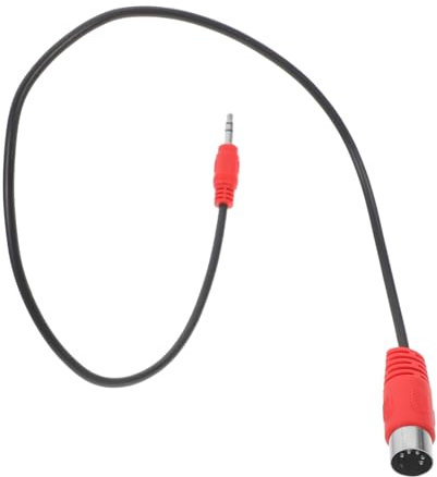 ibasenice Cavo Audio Pin Da Maschio Cavo Adattatore Jack Stereo Midi Connettore Audio Angolato Gradi