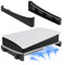kwmobile Stand Compatible with PS5 - Precise Fit for PS5 Console - Easy Set-Up Horizontal Stand - Enhanced Airflow Mount Shelf
