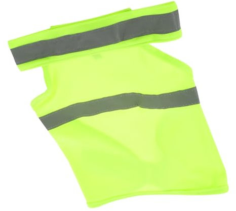 BESPORTBLE Reflektierende Hundeweste Aus Weichem Material Verstellbare Für Passform Fluoreszierend Für Erhöhte Sichtbarkeit Bei Outdoor-aktivitäten