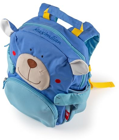 Sigikid Kinderrucksack für Kita und Krippe mit Namens-Stickerei individuelles Geschenk für Jungen und Mädchen ab 2 Jahren