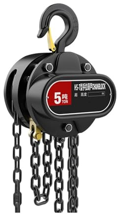 AMEHRU Palan Manuel à chaîne 1/2/3 tonnes palan à chaîne inversé Levage Manuel(1 Ton 300cm)